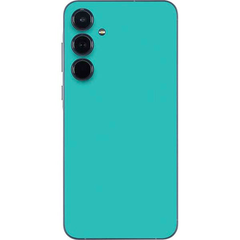 Aqua Blue Galaxy A55 5G Skin